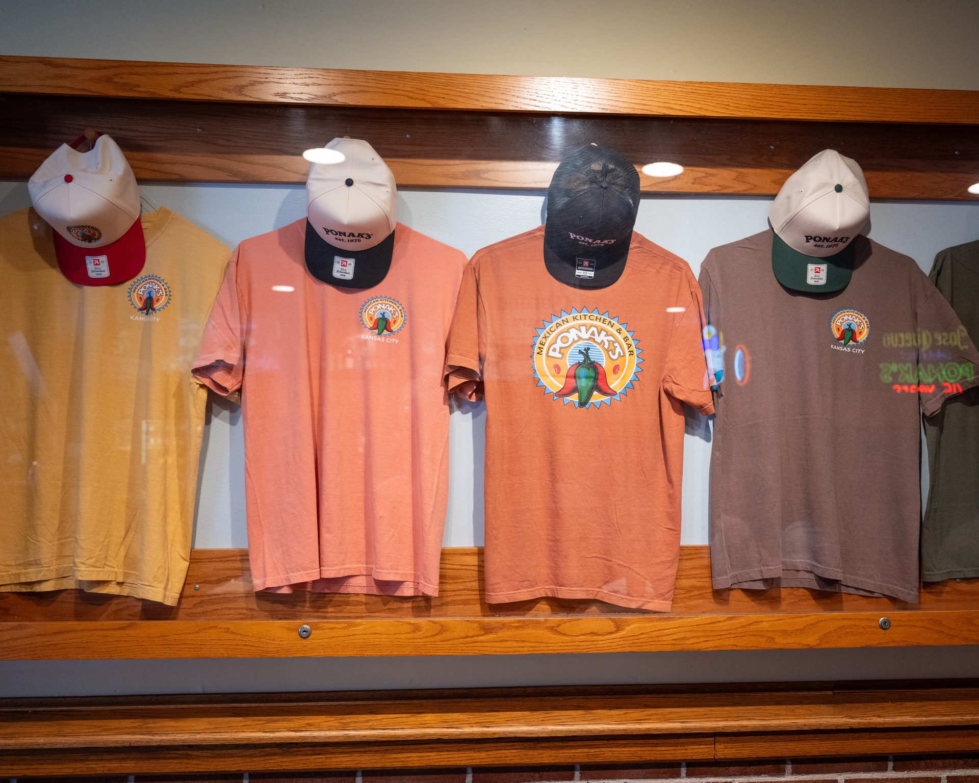 Hats, shirts, and sweatshirts
