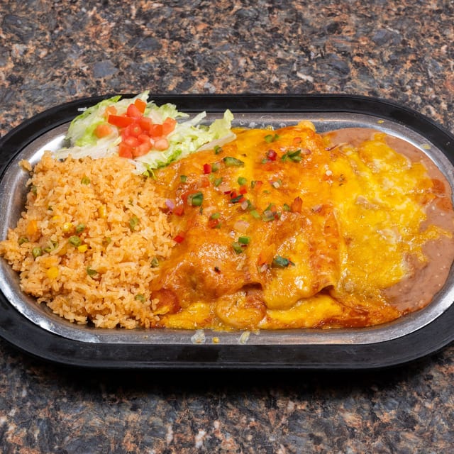Shrimp Enchiladas.